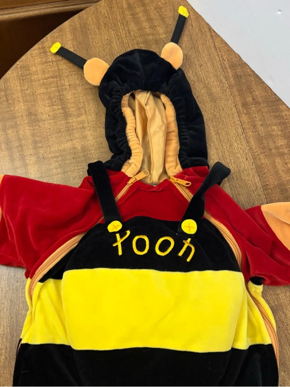 Disney Vintage Winnie the Pooh Halloween Costume Size 6-12 Months Honey Bee - Picture 2 of 5
